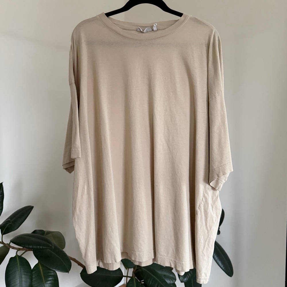 Weekday Beige Oversized Casual Top